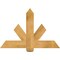 Ekena Millwork Kennewick Rough Sawn Timber Gable Bracket, Western Red Cedar, 48"W x 32"H x 2"D x 6"F, 16/12 Pitch GBW048X32X0206KEN00RWR - alternate 1